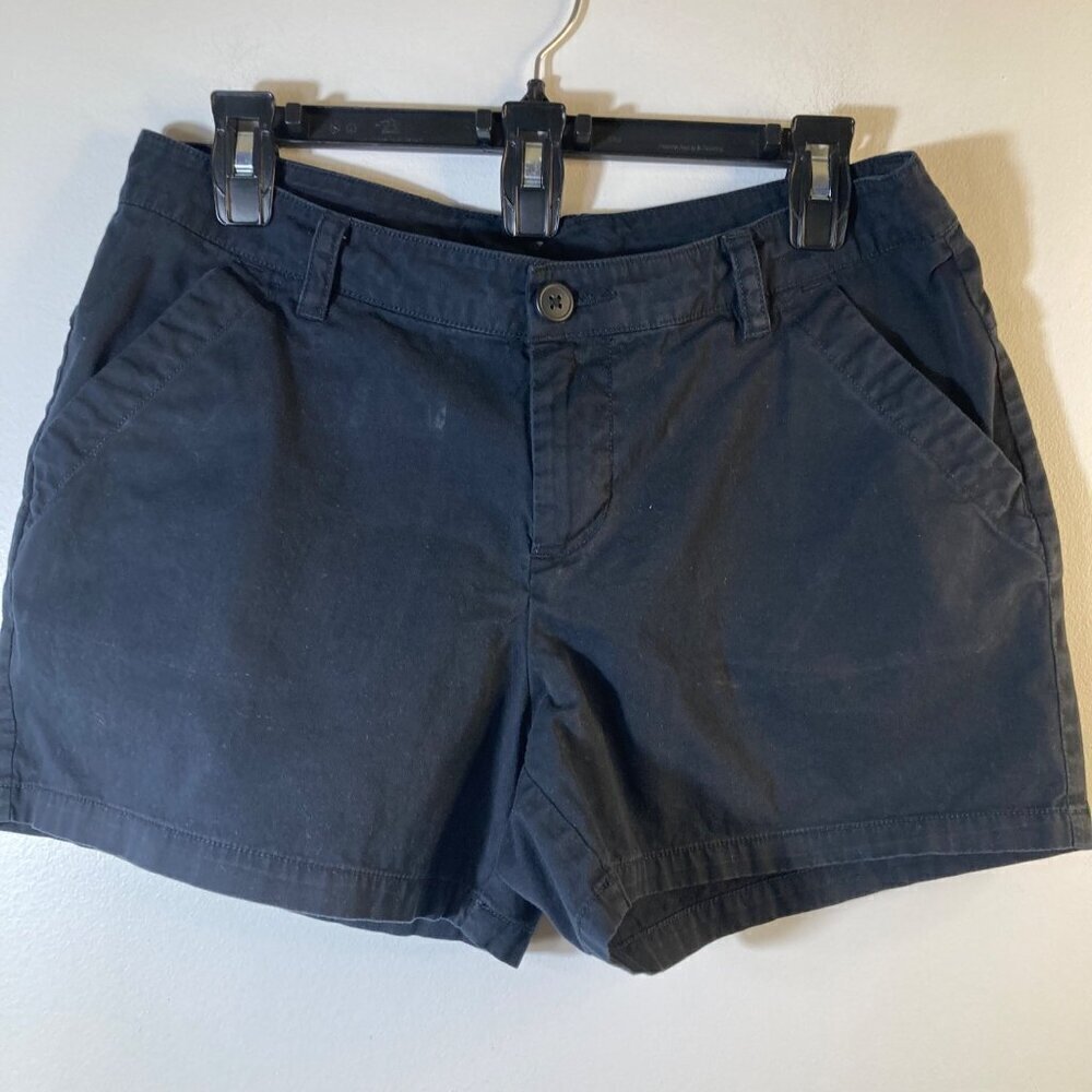 Womens Columbia Cotton Shorts Black 10/4 Pockets